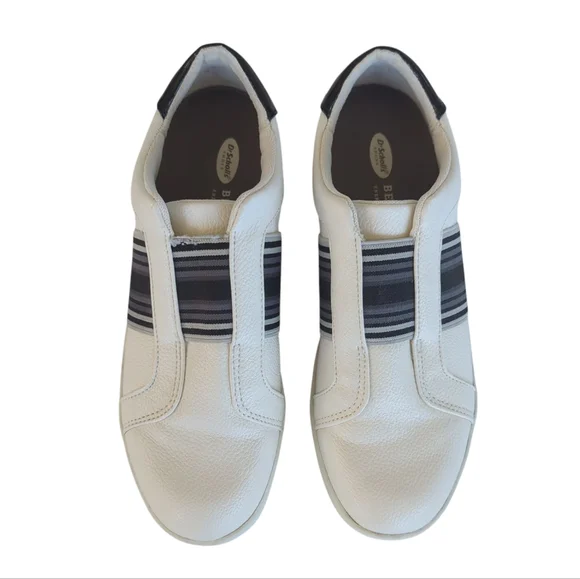 Dr. Scholl's Madi Band Slip On Sneakers 8M White Black Gray - Picture 4 of 16